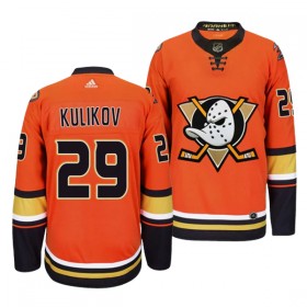 Dresovi Anaheim Ducks Dmitry Kulikov 29 Adidas Treći Naranča Authentic - Muške